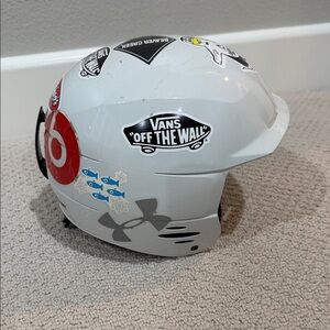 Diamond Supply Co. White Helmet with Penguin Graphic